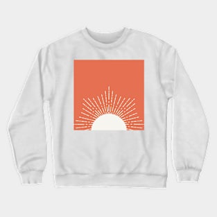 Sun rays orange Crewneck Sweatshirt